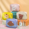 Cute Animal Makeup Bag Cute Waterproof Handle Cosmetic Bag with Customized LOGO Manufactory